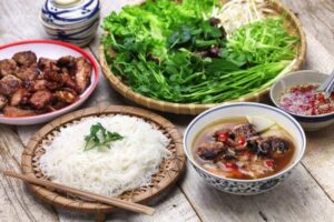 Bún chả Bà Thanh - quán bún chả ngon -bổ -rẻ 