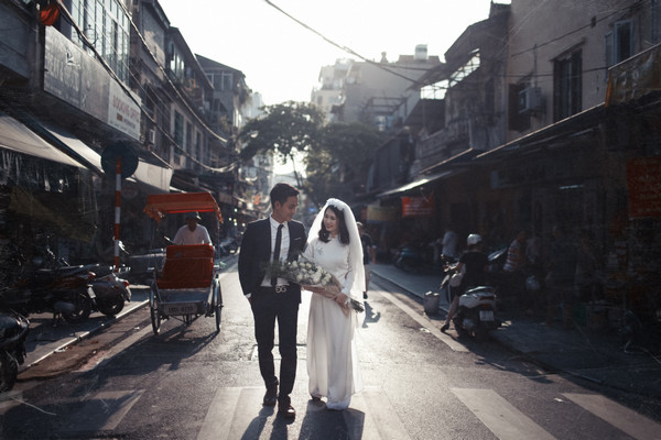 Bộ ảnh cưới ngày xưa tại Hà Nội 