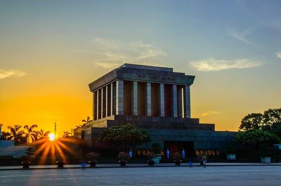Hình ảnh đẹp lăng Hồ Chí Minh vào sáng sớm 