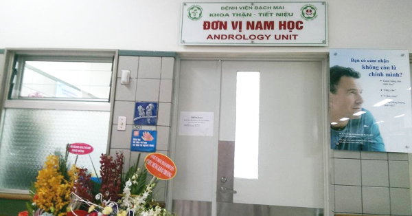 Đơn vị nam học- khoa thận tiết niệu- bệnh viện Bạch Mai