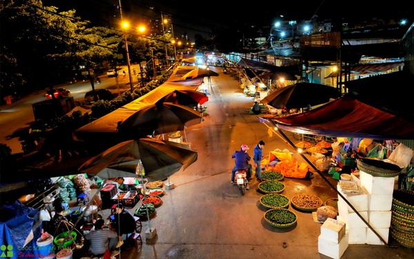 Chợ Long Biên nổi tiếng với nhiều loại đặc sản đặc biệt là sấu