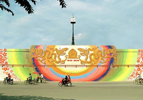Con đường gốm sứ: “Bức tranh gốm dài nhất thế giới” giữa Hà Nội
