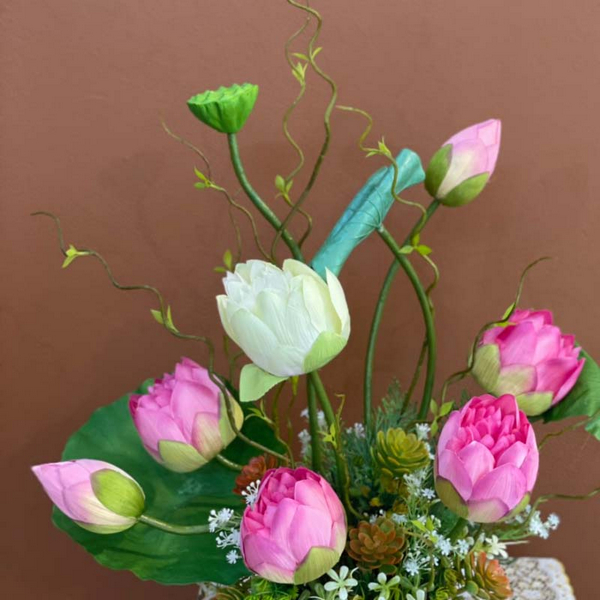 Cửa hàng Fleurs De Lisa – địa chỉ cung cấp hoa sen lụa uy tín tại Hà Nội 