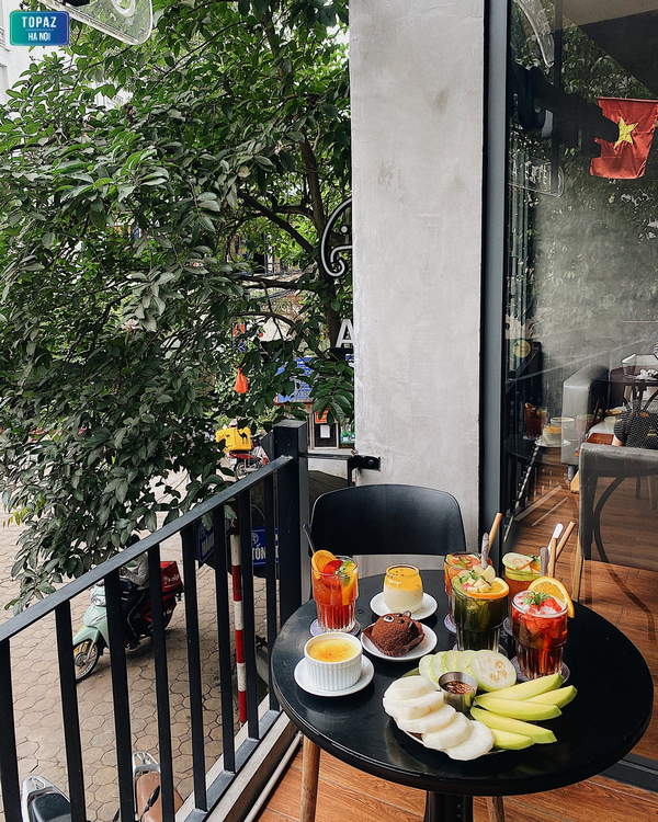 Một chiếc view siêu xịn tại Aroi Dessert Café