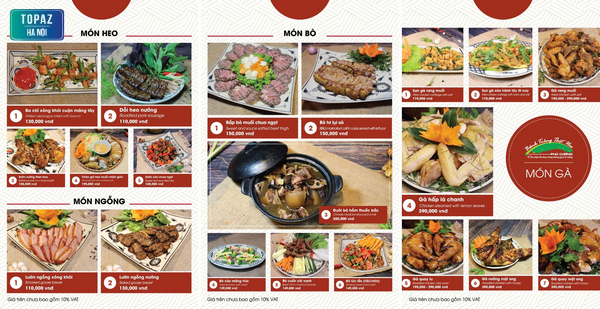 Bánh tráng cuốn Phú Cường đa dạng các món ăn từ thịt heo, thịt bò đến thịt gà 