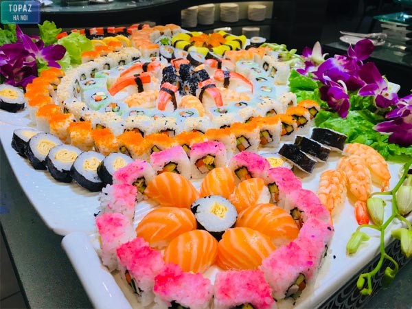 Buffet Sushi & Sashimi tại Nhà hàng Buffet Hải sản Poseidon