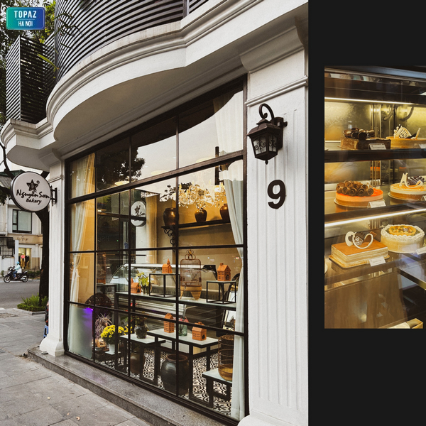 Cửa hàng bánh Nguyễn Sơn Bakery Hà Nội mang phong cách Châu Âu 