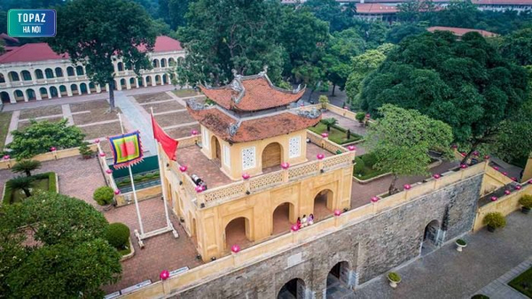 Hình ảnh Hoàng Thành Thăng Long Hà Nội nhìn từ xa 