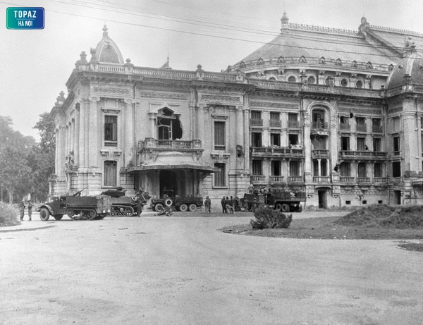 Hình ảnh nhà hát Lớn Hà Nội thời xưa 