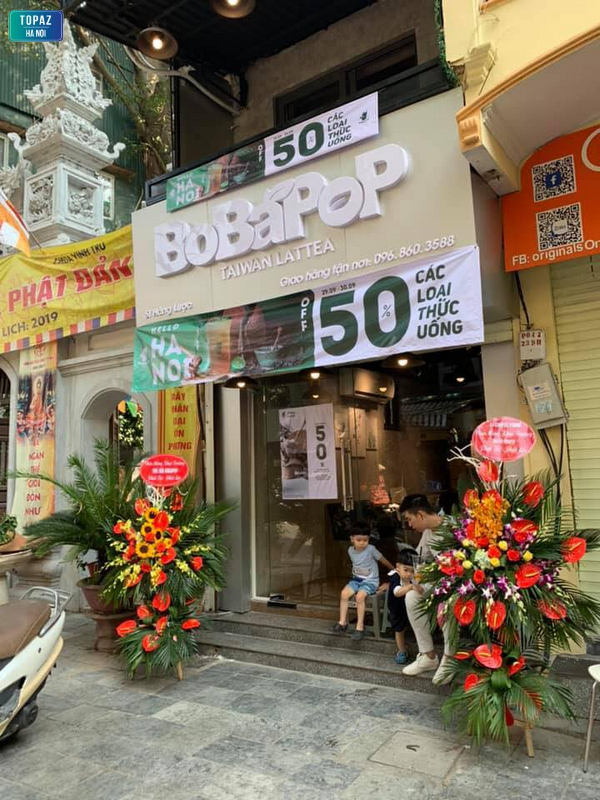 Chuỗi cửa hàng Trà sữa Bobapop là một trong những hãng trà sữa nổi tiếng tại Việt Nam