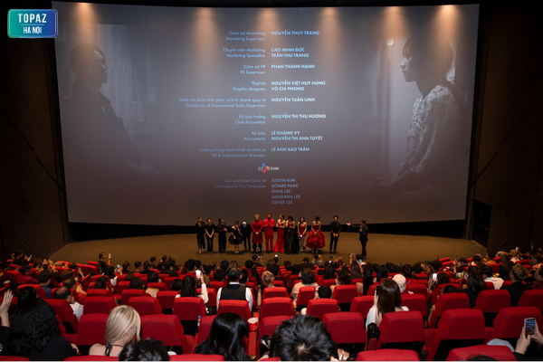 Phòng chiếu phim rộng lớn với trang thiết bị hiện đại tại CGV Hà Nội