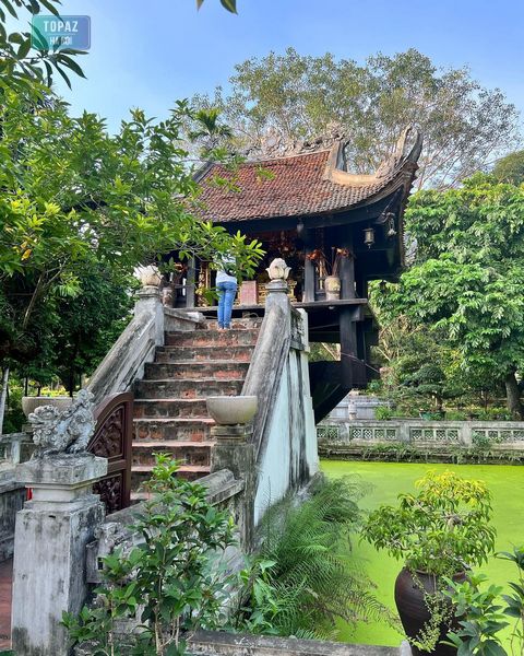 Chùa Một Cột là một kiệt tác kiến trúc nổi tiếng ở Hà Nội 