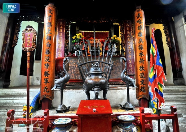 Hình ảnh bên trong ngôi đền Ngọc Sơn Hà Nội 