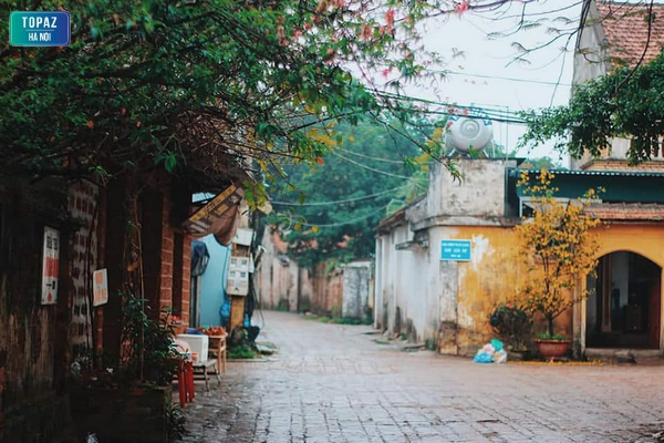 Hòa mình vào không khí yên bình qua hình ảnh độc đáo của làng cổ Đường Lâm