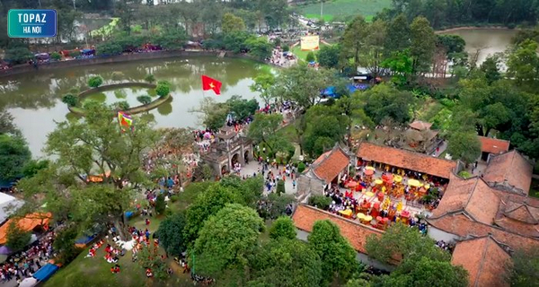 Hình ảnh lễ hội tại Thành Cổ Loa Hà Nội 