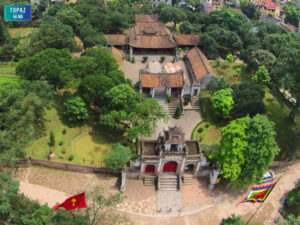 Hình ảnh đền Cổ Loa được quay bằng flycam