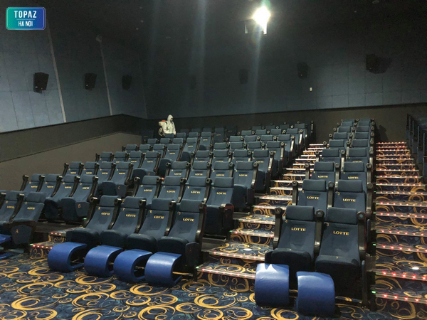 Phòng chiếu phim hiện đại và rộng lớn nhất trong các rạp chiếu phim Hà Nội 