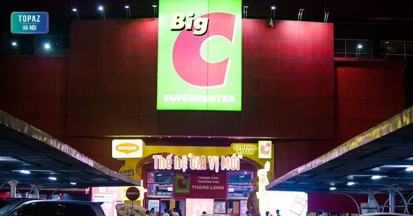 BigC Thăng Long là siêu thị lớn tại Hà Nội được nhiều người yêu thích 