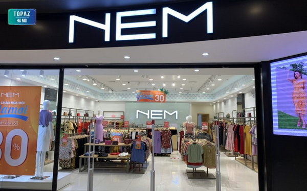 Các cửa hàng NEM Fashion tọa lạc trong các trung tâm thương mại lớn tại Hà Nội 