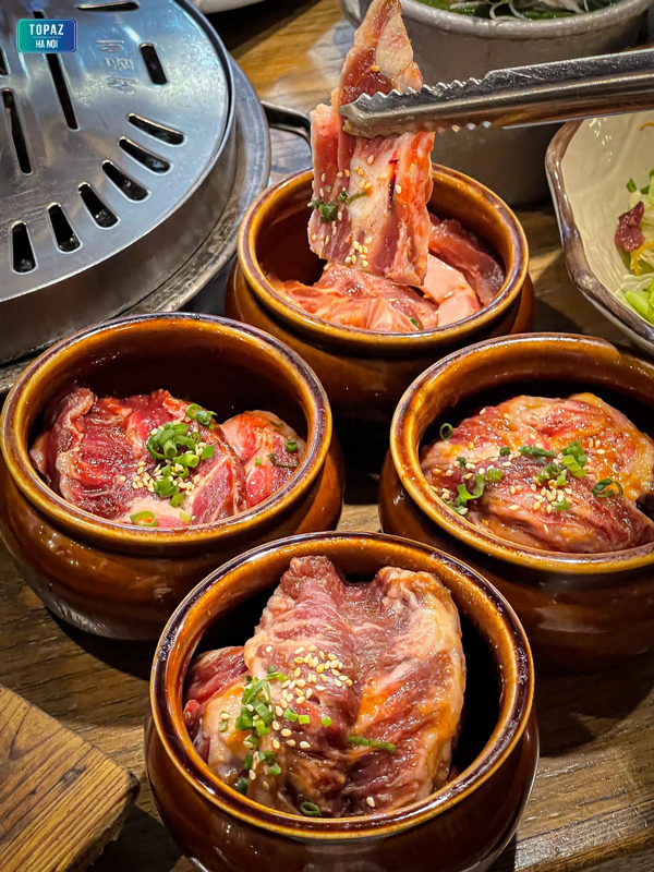 Những loại thịt hảo hạng tại Shogun được tẩm ướp với những loại sốt độc đáo