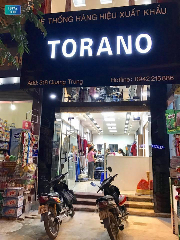 Cửa hàng Torano được thiết kế sang trọng và có cá tính riêng 