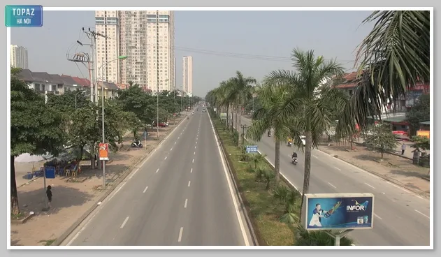 Toàn cảnh đường Lê Trọng Tấn - con đường sầm uất tại Hà Nội 
