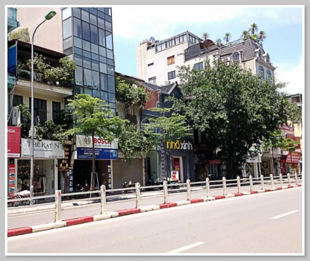 Phố Tôn Đức Thắng là một trong những con phố sầm uất ở Hà Nội 