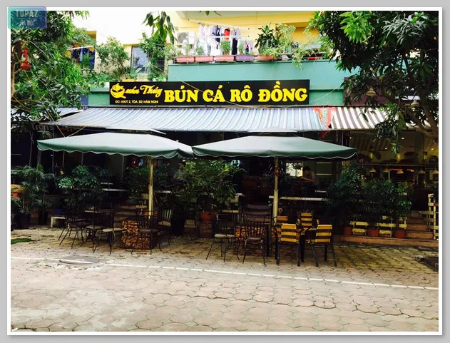 Quán Thúy - top quán bánh đa cá rô đồng ngon ở Hà Nội 