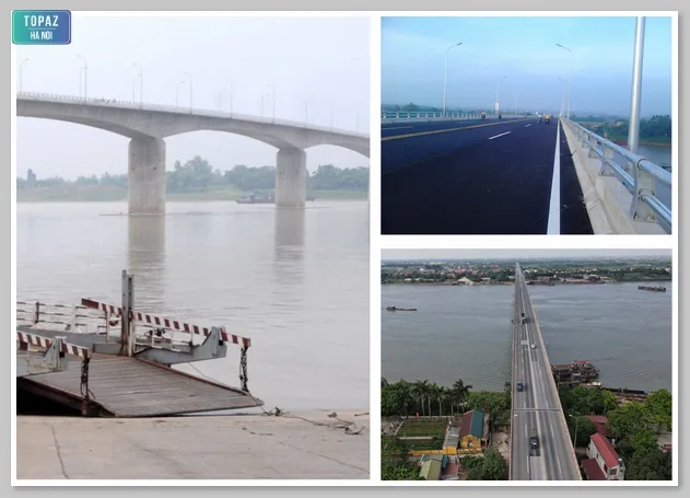 Cầu Vĩnh Thịnh là cầu bê tông cốt thép và bê tông cốt thép dự ứng lực vượt sông Hồng