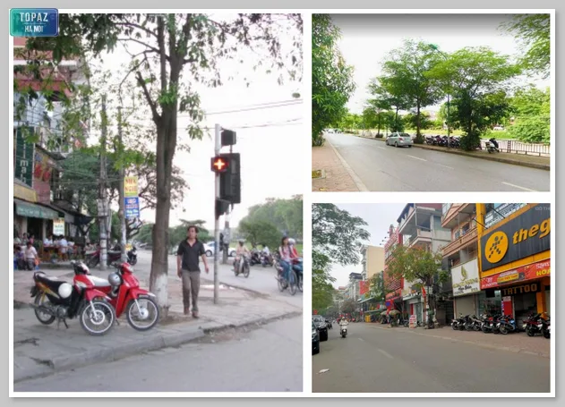 Tuyến đường Nguyễn Khang thuộc phường Trung Hòa và Yên Hòa quận Cầu Giấy, Hà Nội