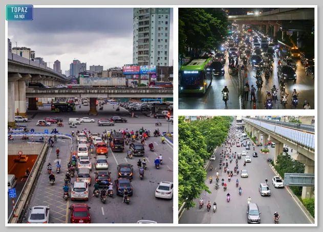 Đường Nguyễn Trãi thường xuyên tắc nghẽn giao thông vào giờ cao điểm