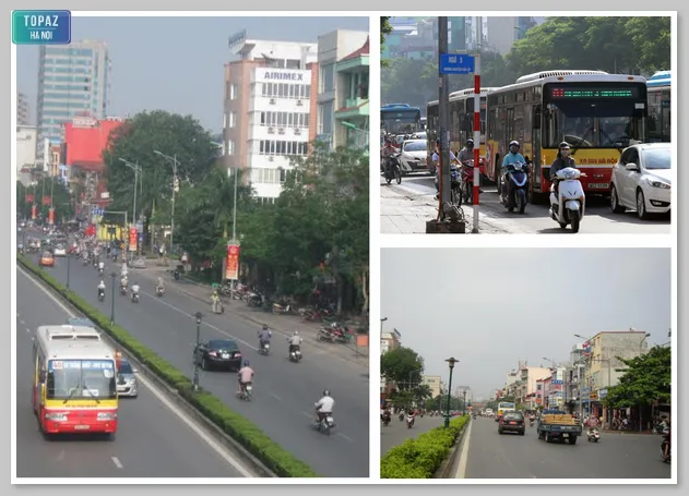 Đường Nguyễn Văn Cừ là tuyến đường giao thông huyết mạch của thủ đô Hà Nội 