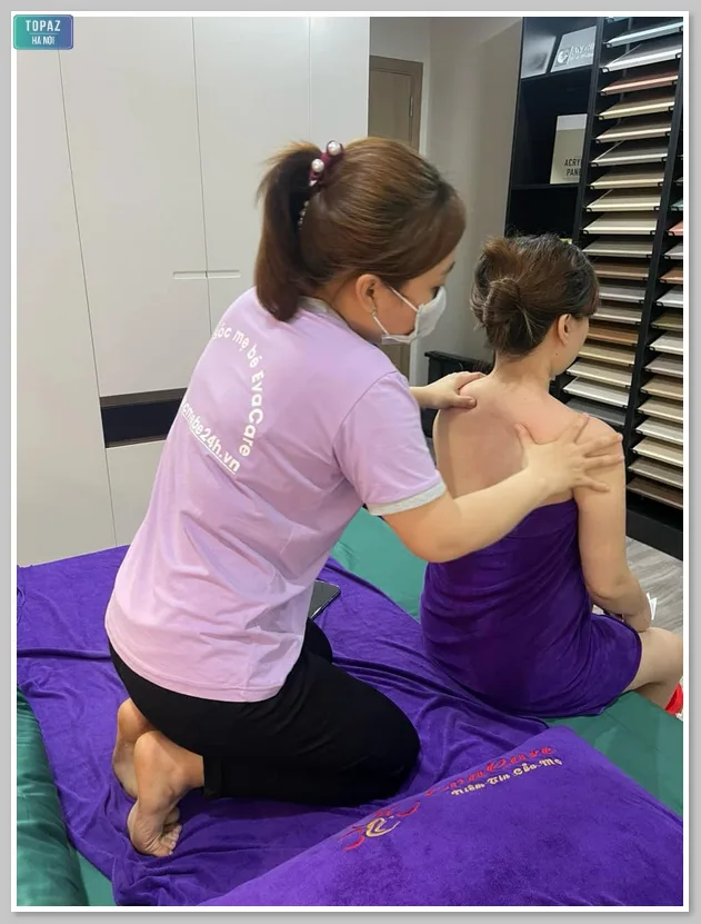 EvaCare - dịch vụ massage tại nhà ở Hà Nội cho mẹ và bé 