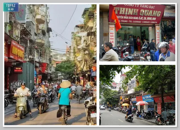 Phố Hà Trung là một trong những tuyến phố tấp nập ở Hà Nội