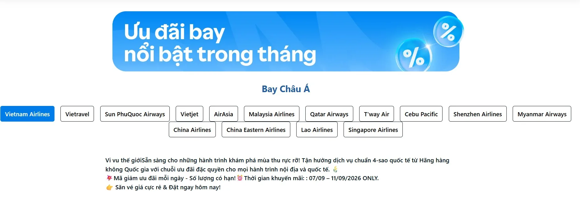 Săn vé máy bay giá rẻ